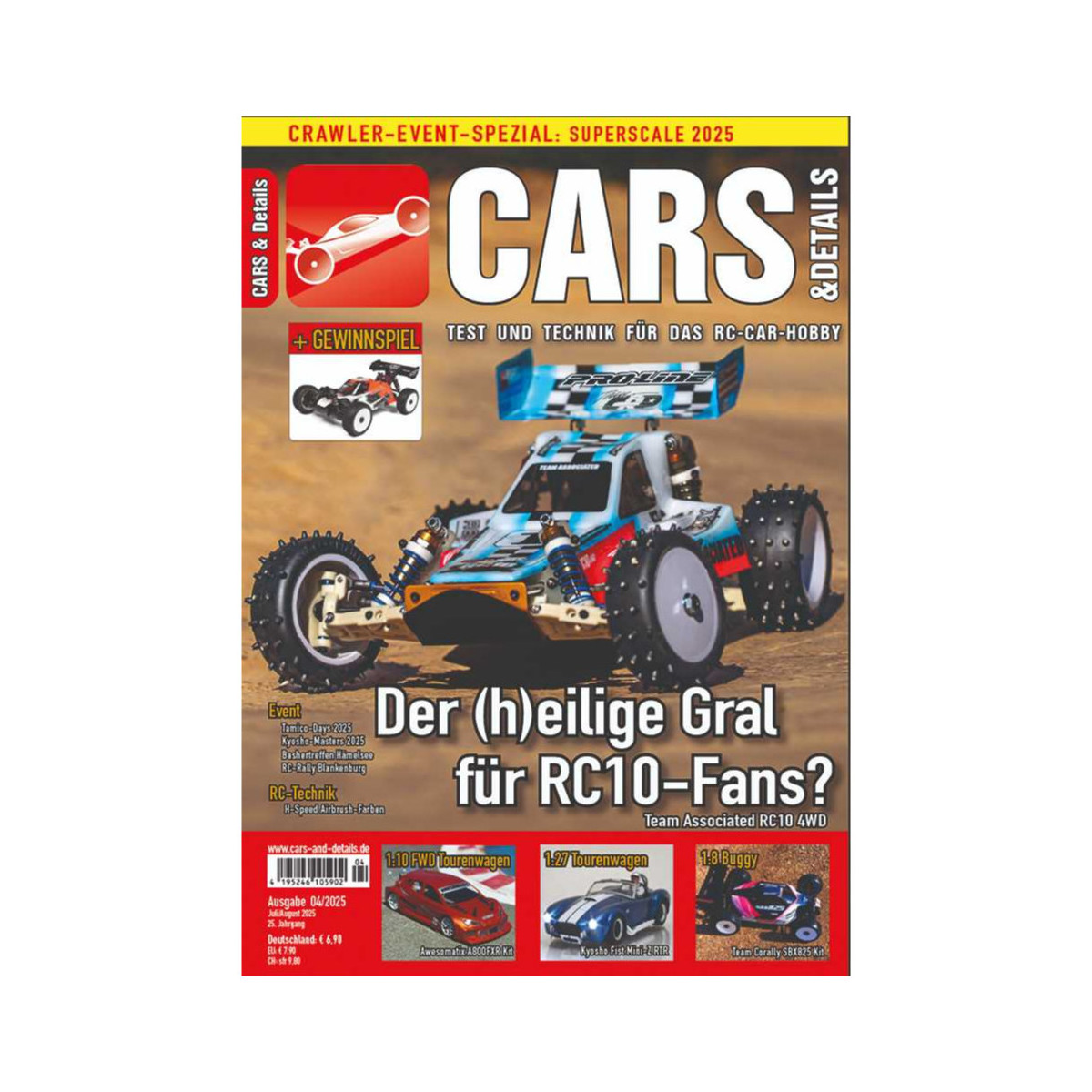 Zeitschrift Cars & Details Ausgabe 4 Juli/August 2025