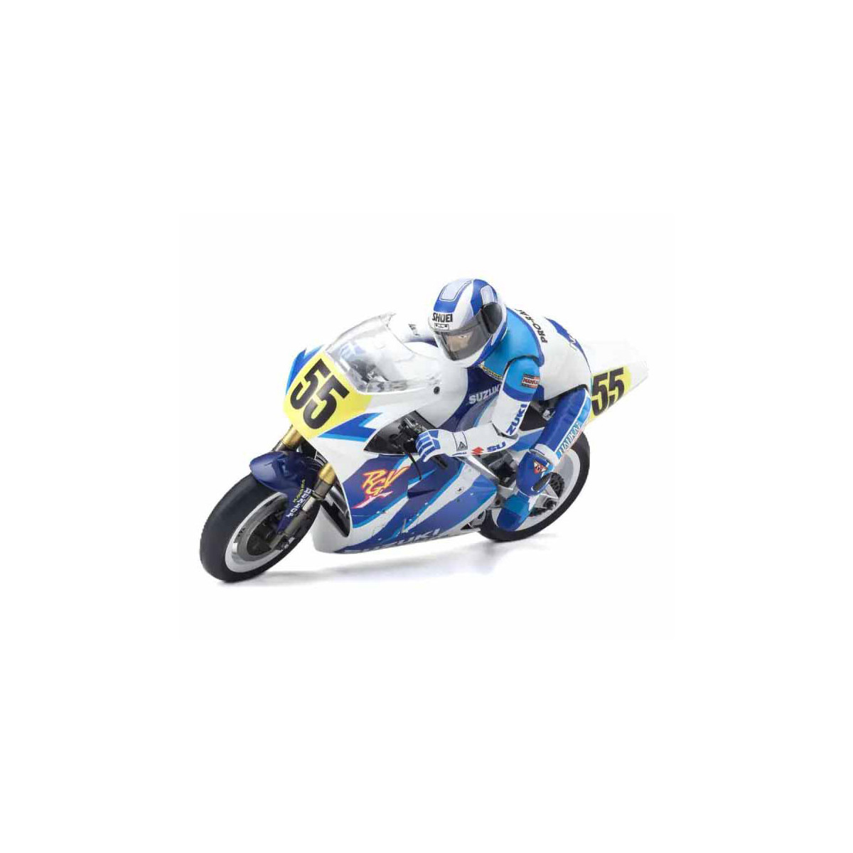 Kyosho Motorrad Hanging-On Racer S.R.T. Suzuki RGV 1992...