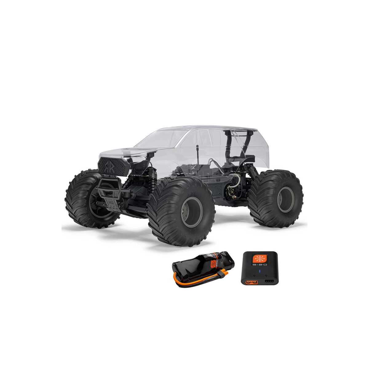 1/10 GORGON 4X2 MEGA 550 Brushed Monster Truck...