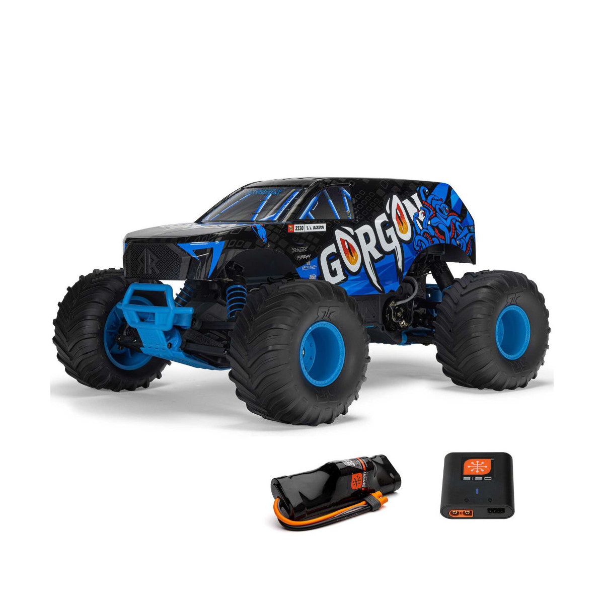 Arrma Gorgon 4X2 Mega 550 Brushed Monster Truck RTR 1:10...