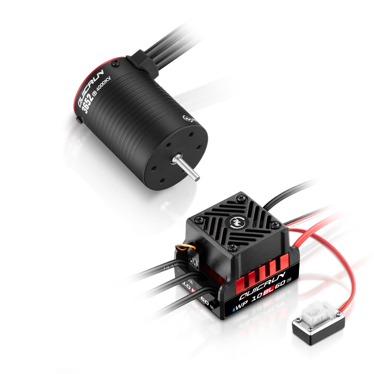 Hobbywing Brushless-Combo WP10BL60 G2 3652SL 4000kV G2 Sensorless