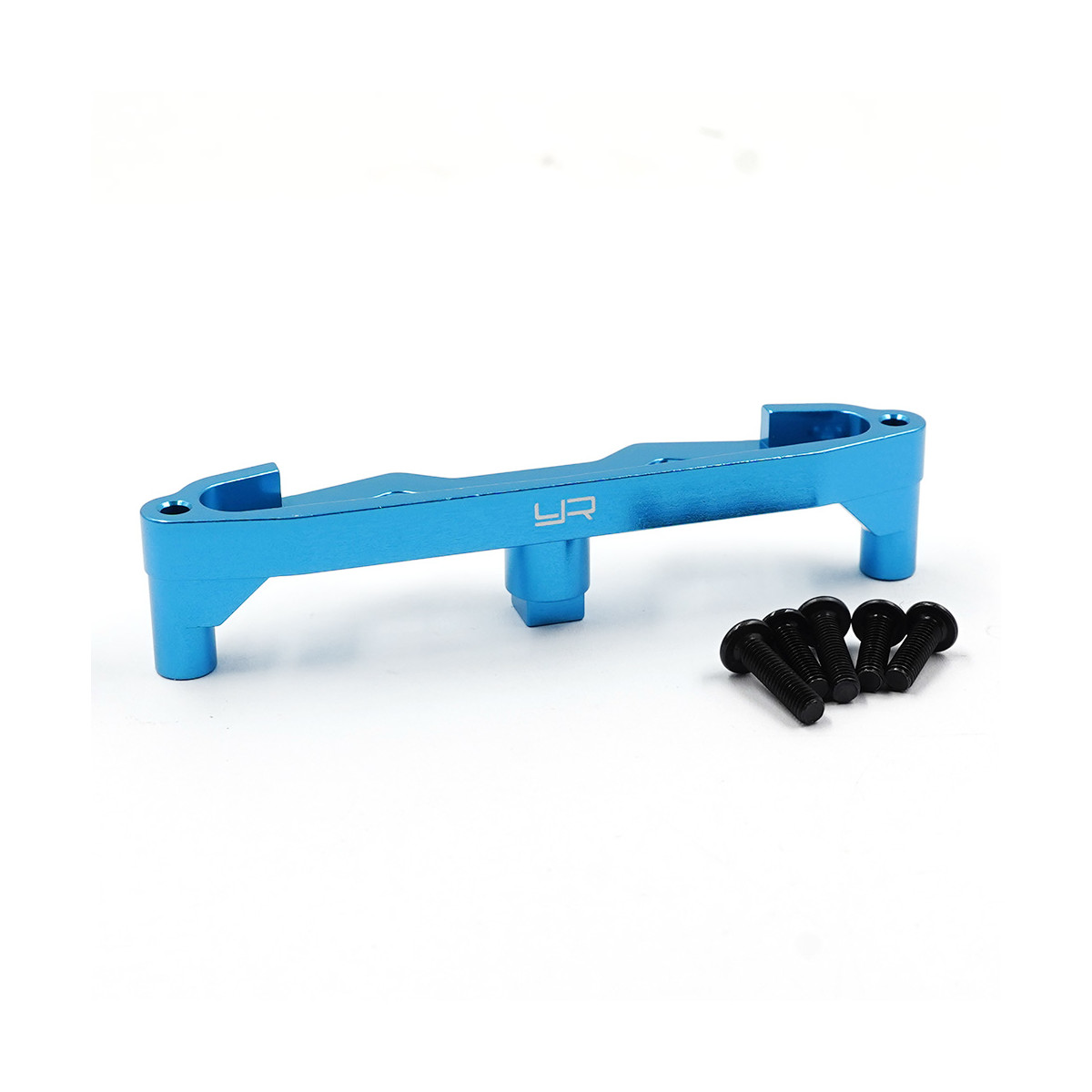 Yeah Racing Alu Dämpferbrücke vorn blau für Tamiya WR02C (Honda City Turbo)