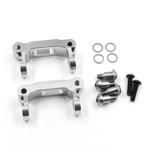 Brazos De Dirección De Aluminio Tamiya 22090 Para Chasis BB-01, Piezas De Tuning En Plata, Reemplazo De S2 Y S3