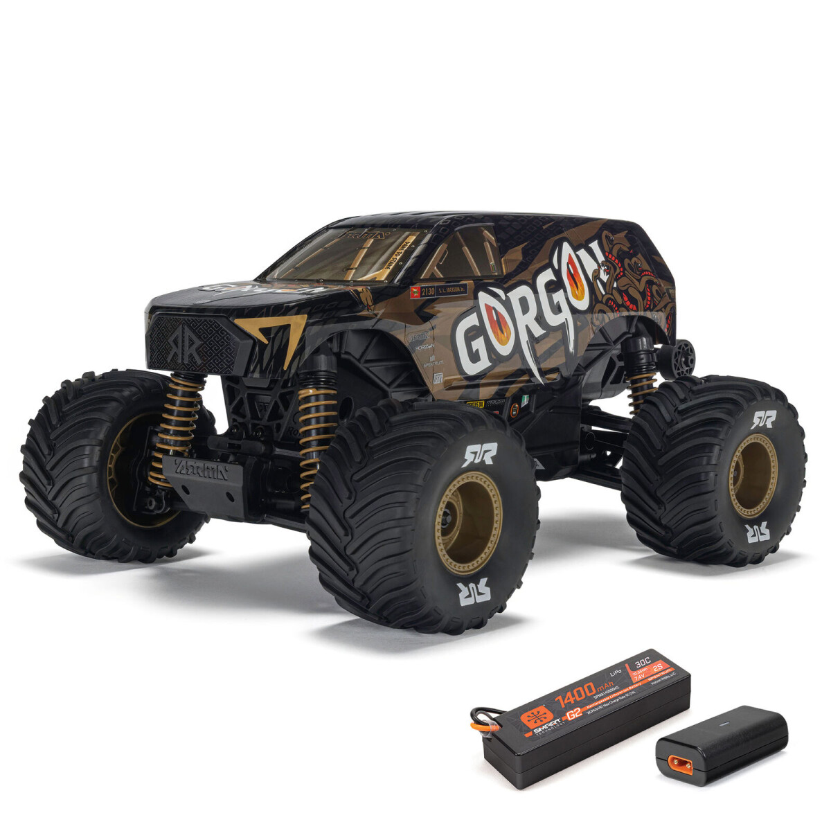 Arrma Gorgon Grom Mega 380 Brushed 4x4 Monster Truck RTR 1:16 bronze