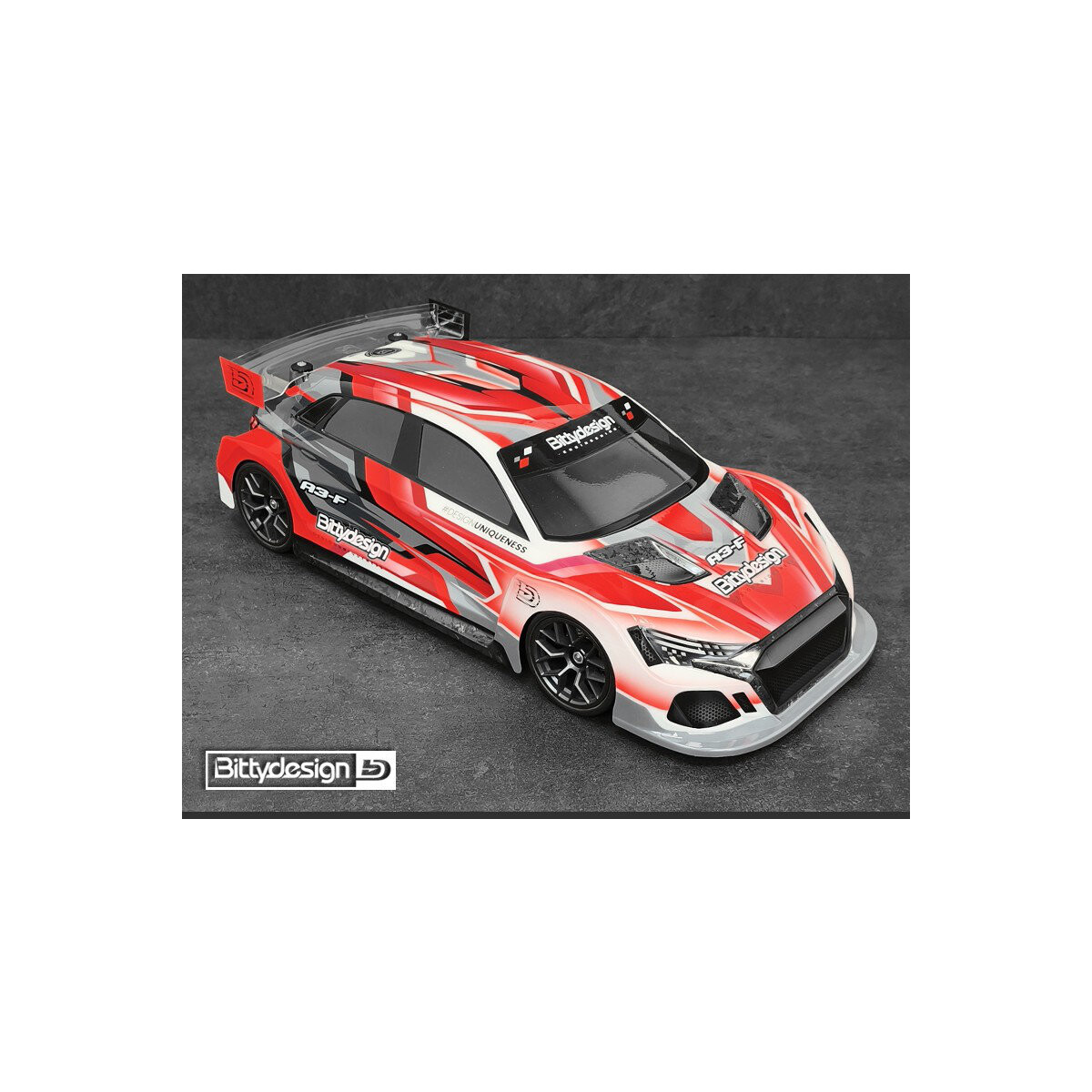 Carrosserie PVC 190mm Pour RC 1/10 – On-Road GT, Noire, 470x210mm, Pour 94122 94123 D3 D4 R31