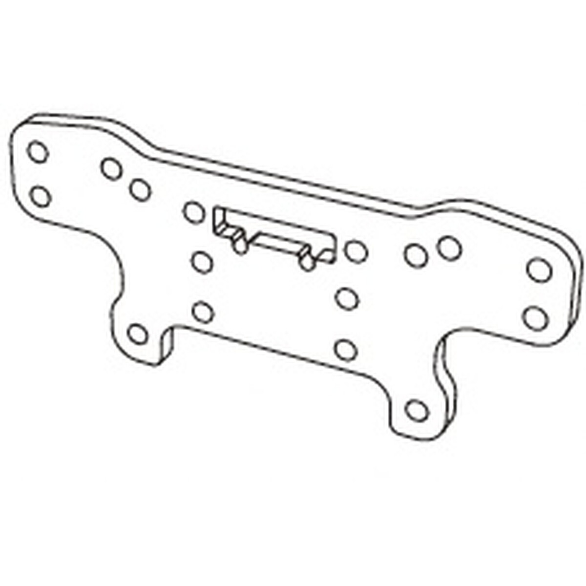 MJX Vordere Dämpferbrücke 1/10