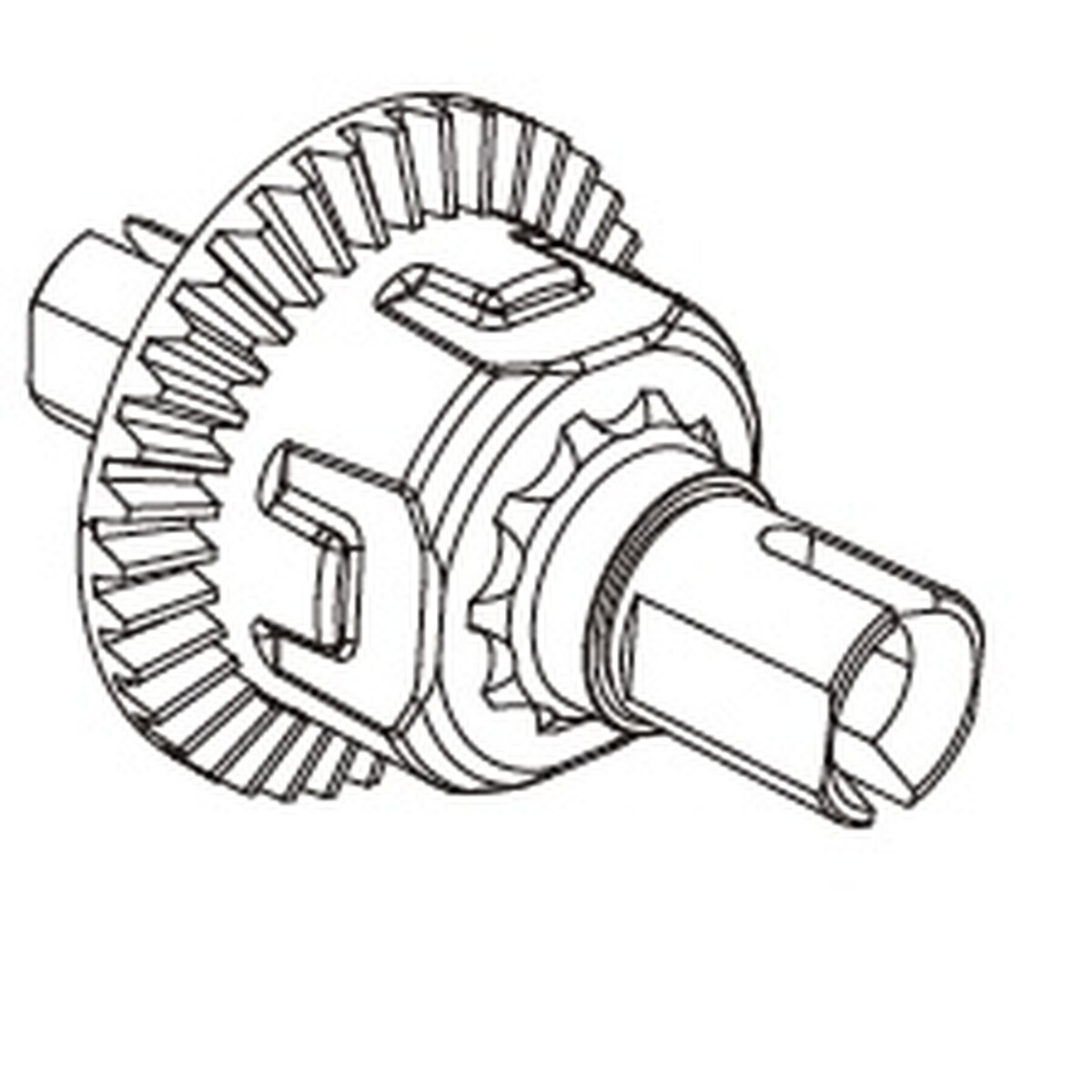 MJX Vorder-/Hinterdifferential