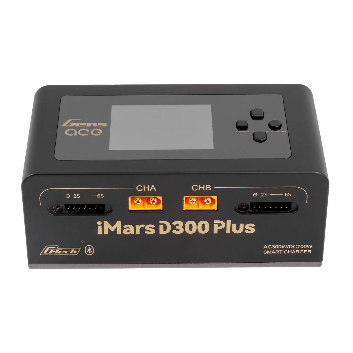 Gens Ace Ladegerät IMARS D300 Plus G-Tech Dual Channel AC/DC 300W/700W Schwarz