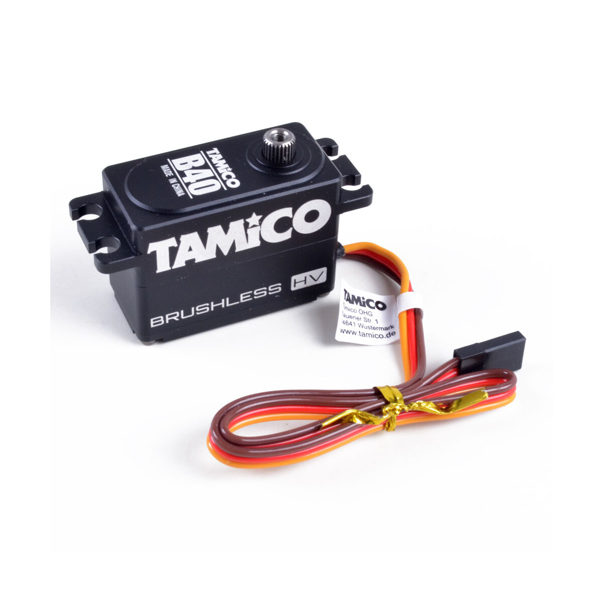 JX Digital Servo B40 Mid-Profile Alu-Gehäuse Low-Profile Brushless 8.4V 40kg 0.07s