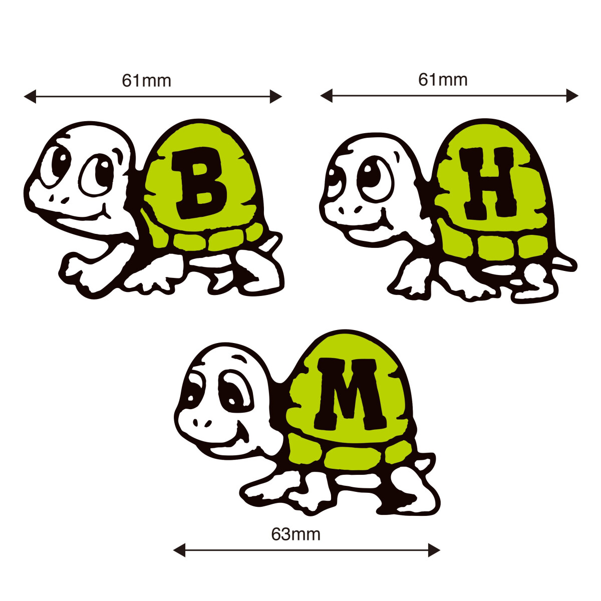 Blockhead Motors Aufkleber-Set 3 Bros