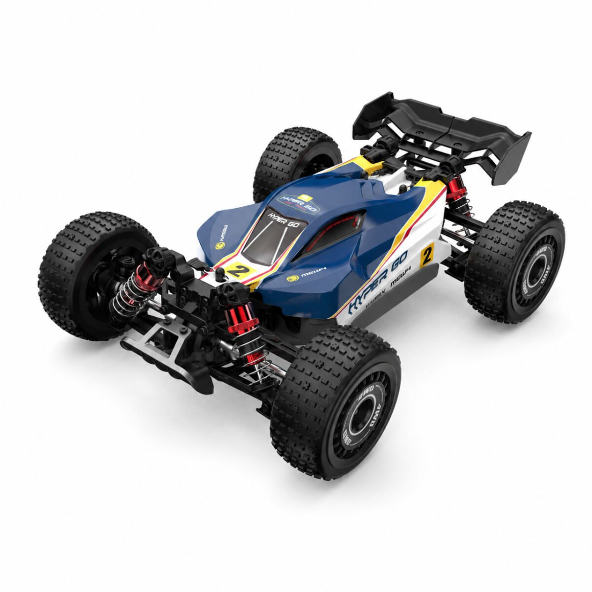 MJX Hyper GO Brushless Buggy 4WD 1:16 RTR blau/weiß