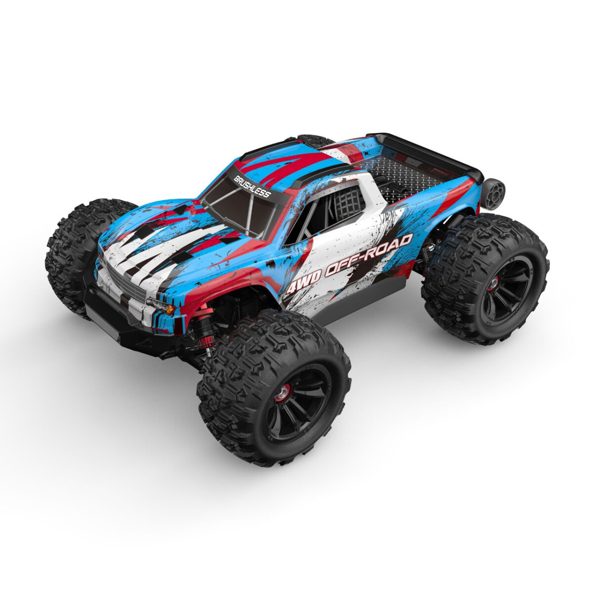 MJX Hyper GO Brushless Monster Truck 4WD 1:16 RTR blau/weiß