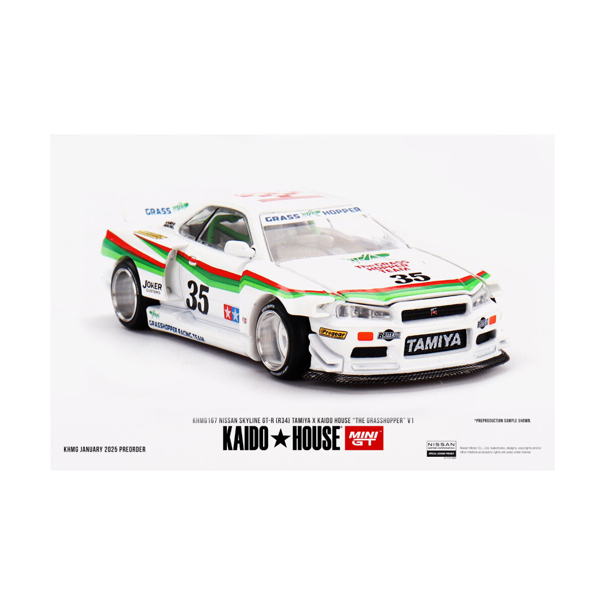 Kaido House #167 Nissan Skyline Tamiya x G.Hopper 1:64 Die-Cast
