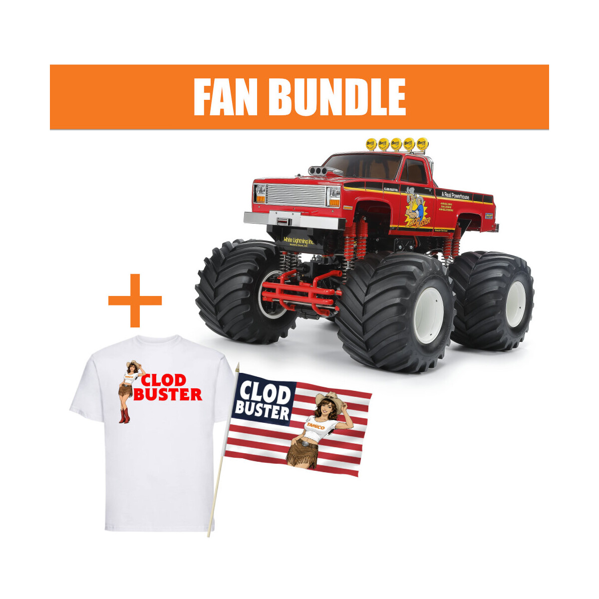 Tamiya 58762 Clod Buster (2026) FAN BUNDLE