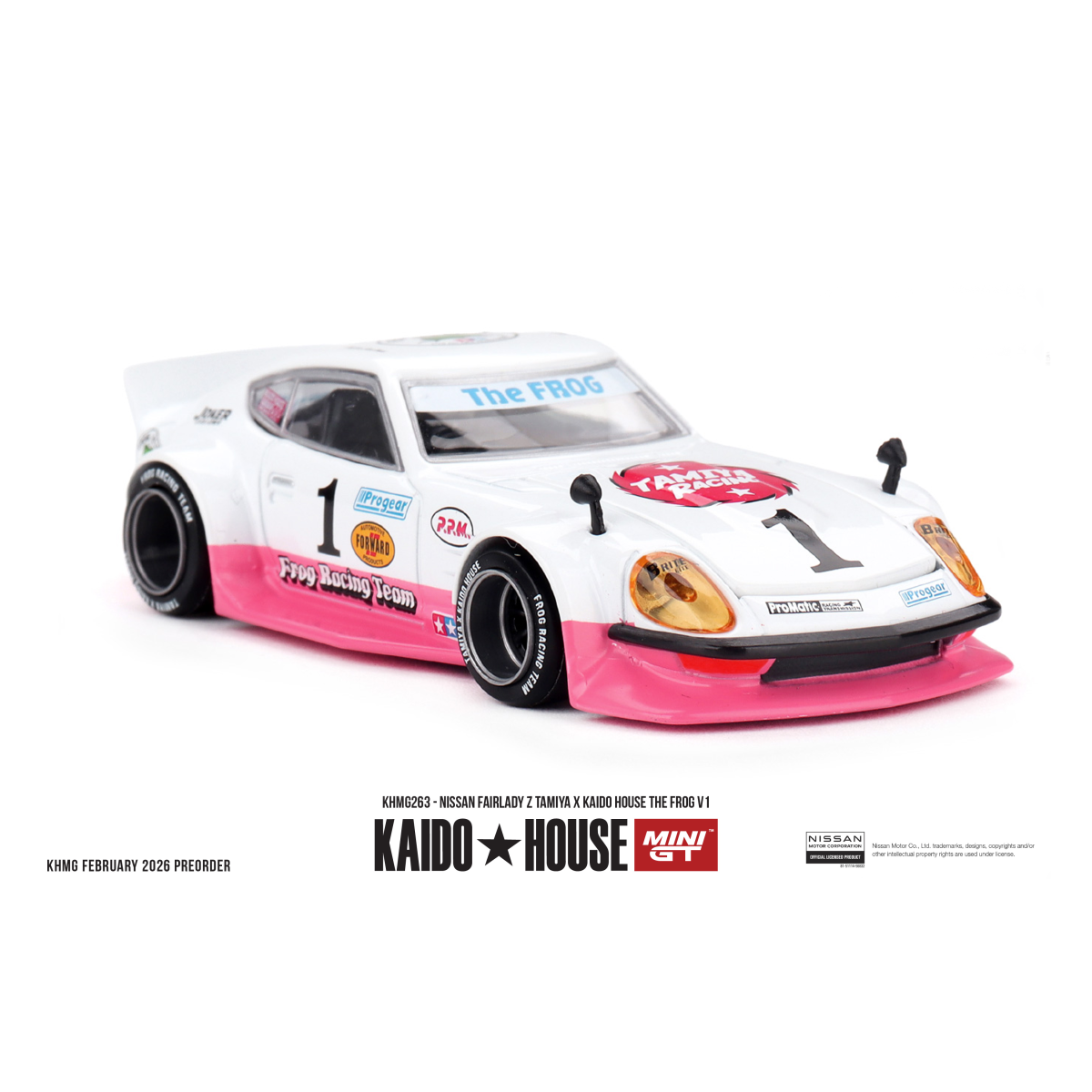Kaido House #263 Nissan Fairlady Z 1969 Tamiya "The Frog" V1 1:64