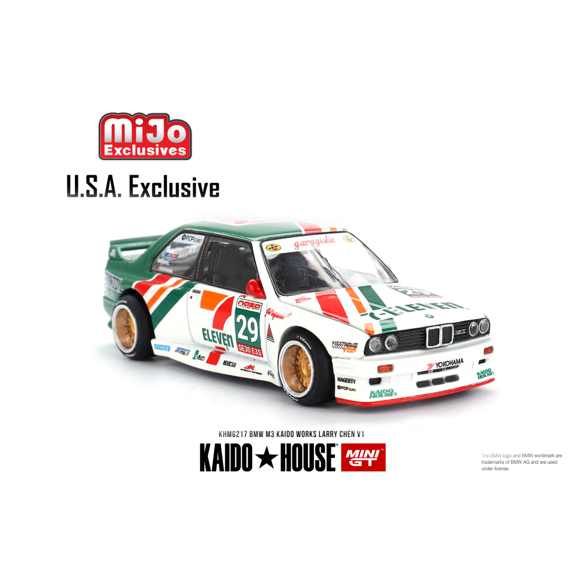 Kaido House #217 BMW M3 (E30) Kaidoworks Larry Chen V1 USA Exclusice 1:64