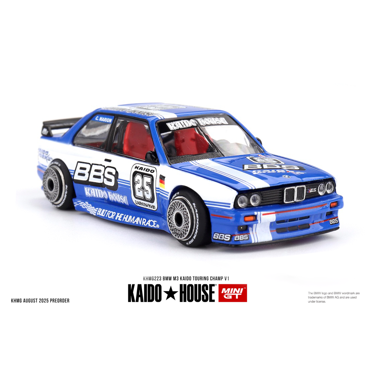 Kaido House #223 BMW M3 (E30) Kaido Touring Champ V1 1989 1:64