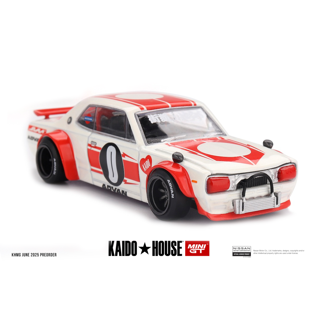 Kaido House #211 Nissan Skyline GT-R (KPGC10) Kaido Works V2 1:64