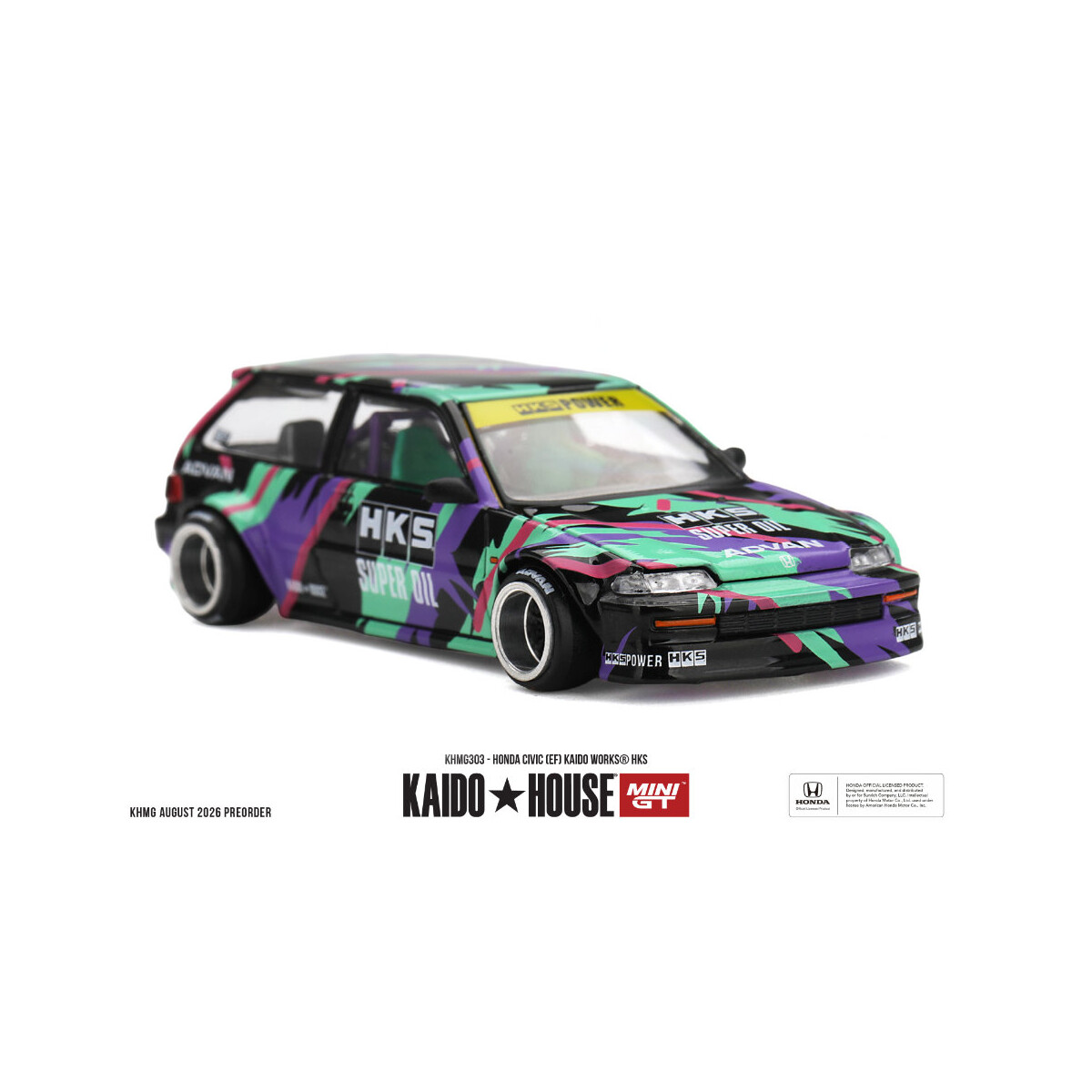 Kaido House #303 Honda Civic (EF) 1987 Kaido Works *HKS* 1/64