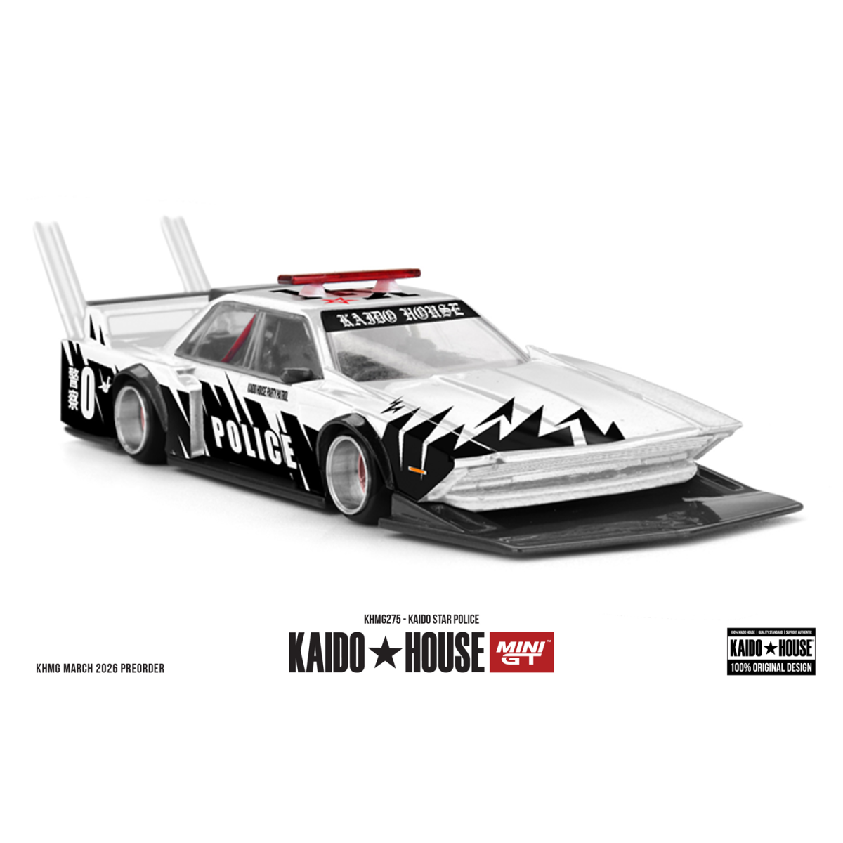 Kaido House #275 Kaido Star Police 1985, black/white 1:64