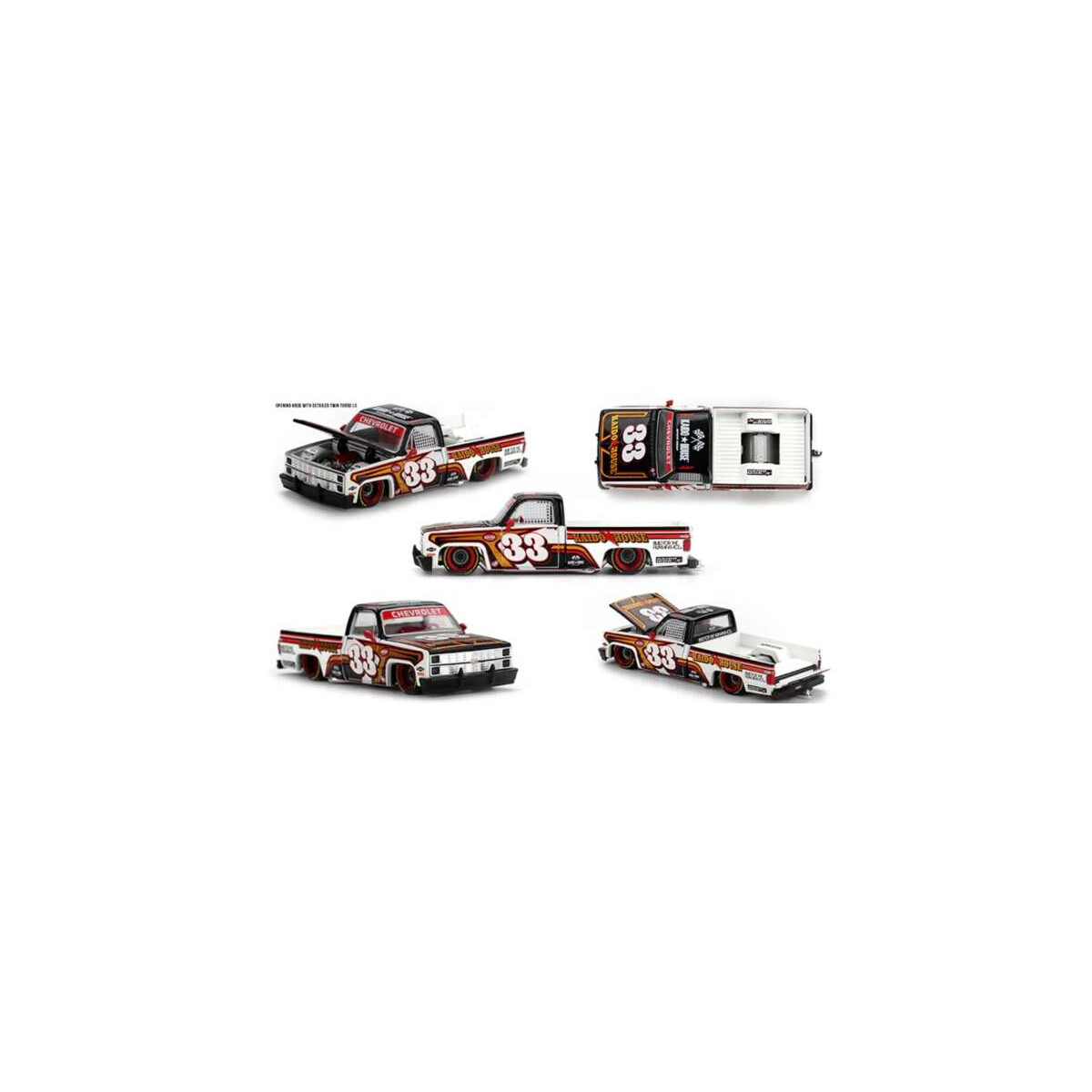 Kaido House #212 Chevrolet Silverado 1980 Kaido Intimidator V1 1:64