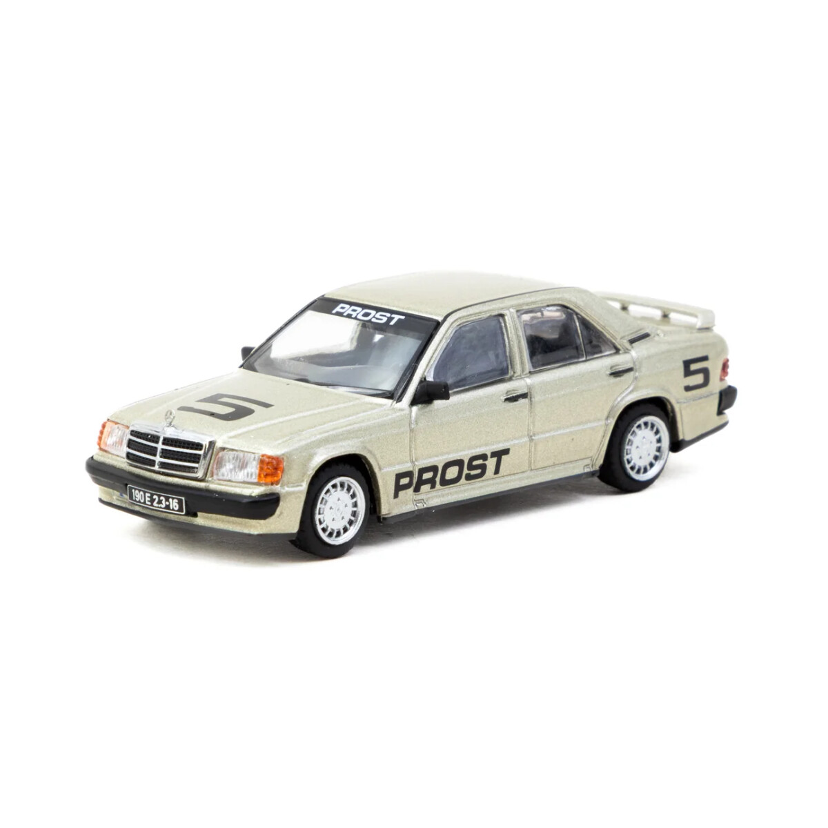 Tarmac Mercedes-Benz 190 E 2.3-16 1984 #5 Alain Prost Race of Champion silver 1:64