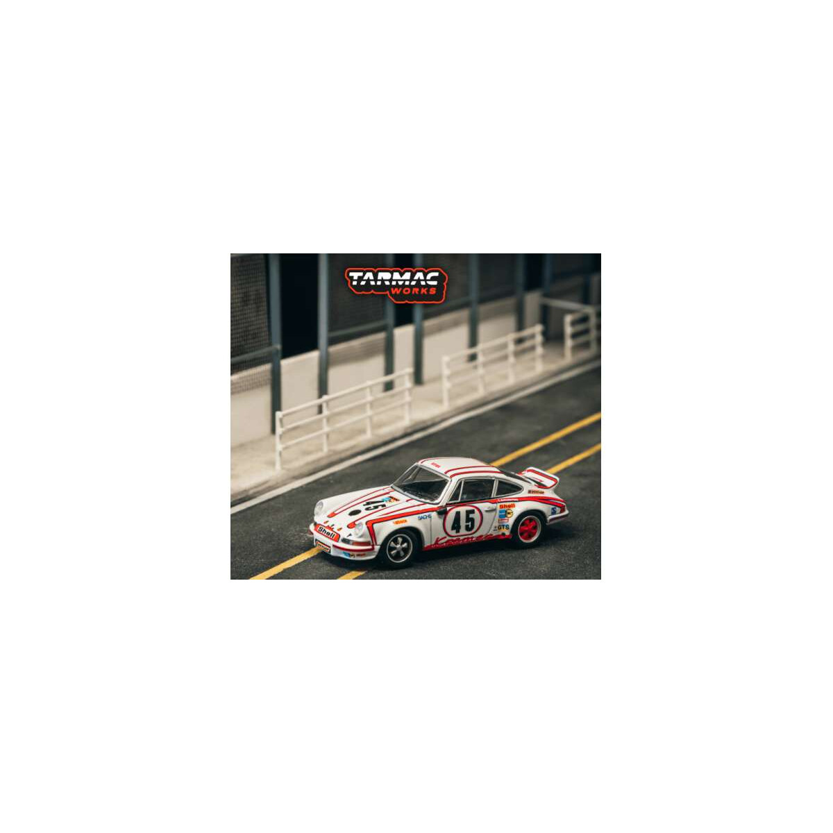 Tarmac Porsche 911 Carrera RSR 2.8 1973 24h Le Mans 1:64 by Schuco