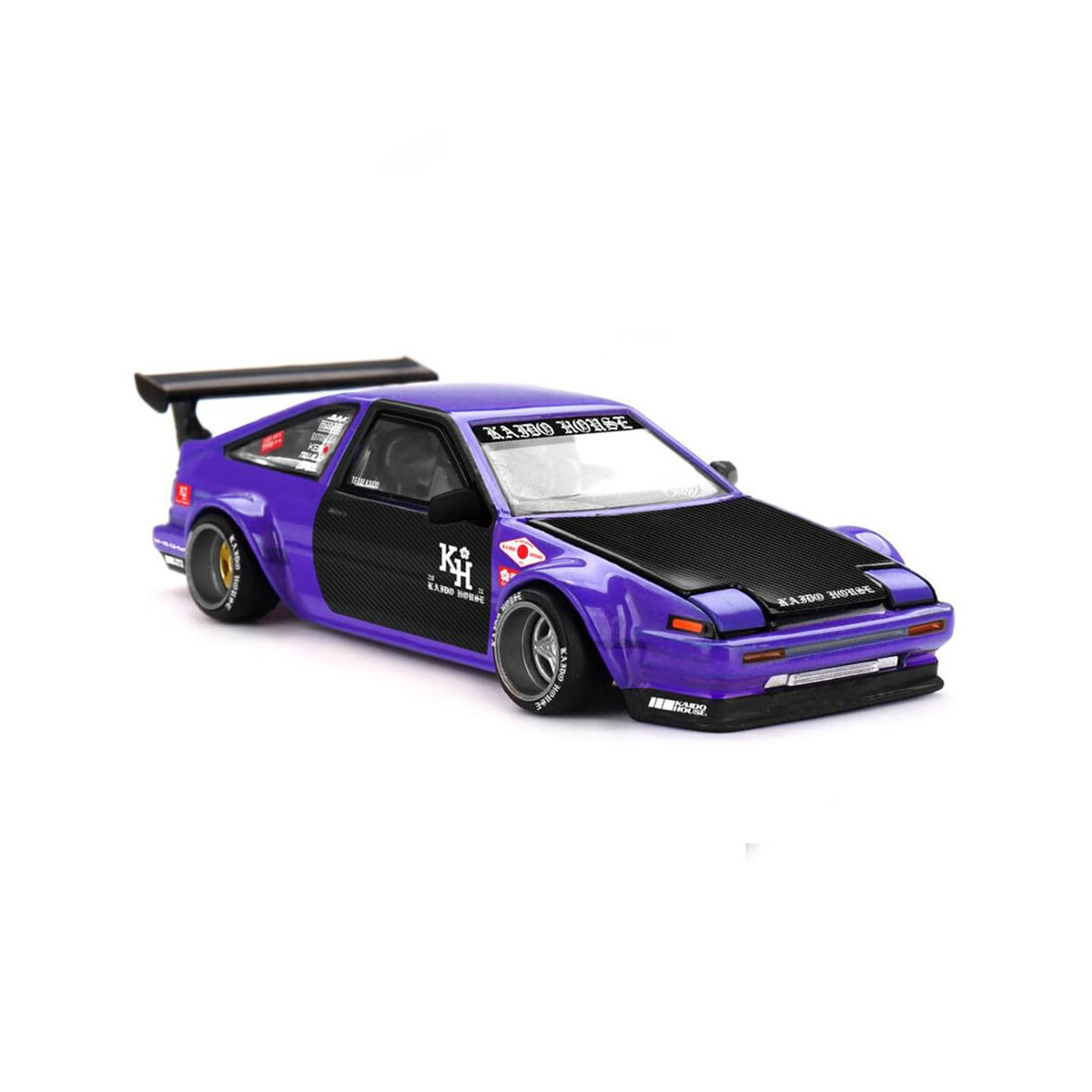 Kaido House #254 Toyota AE86 Sprinter Trueno TOUGE 1983 V1 purple 1:64