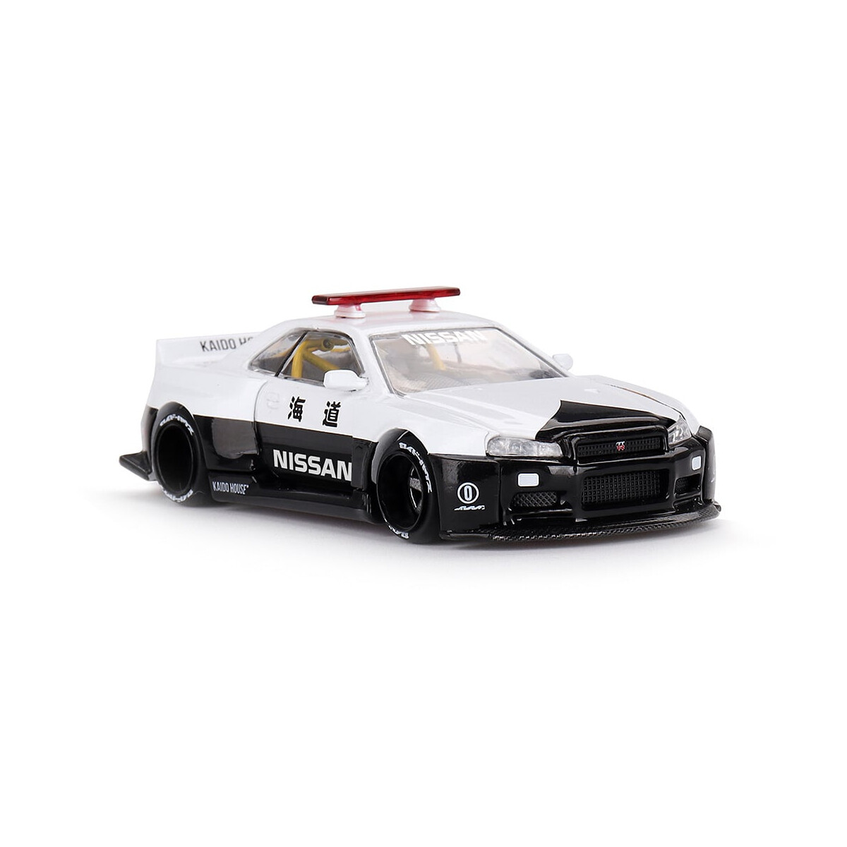 Kaido House Nissan Skyline GT-R R34 Kaido Works V2 Aero Police 1:64