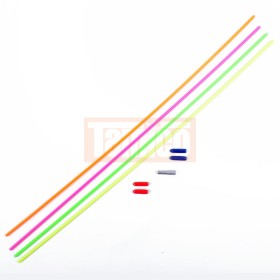 Tamiya Antennen-Röhrchen (Neon-Farben) (4 Stk.) #53132