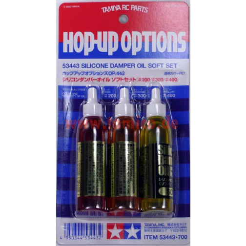 Tamiya Stoßdämpferöl-Set Soft (#200,#300,#400) #53443