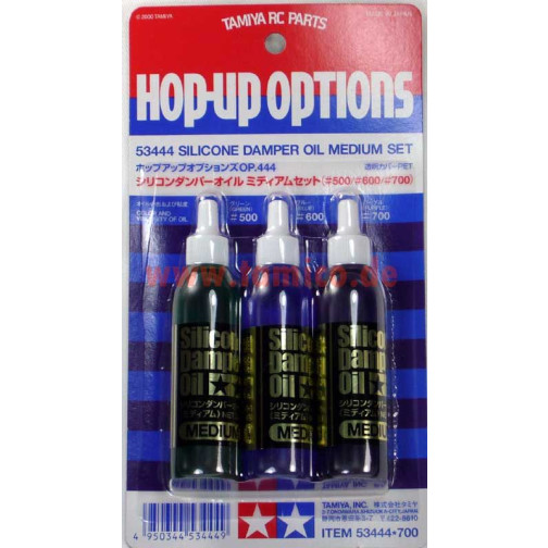 Tamiya Stoßdämpferöl-Set Medium (#500, #600, #700) #53444