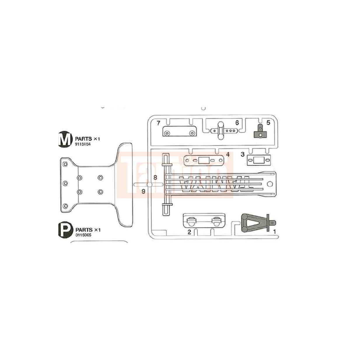 Tamiya M-Teile (DT-02) #9115154