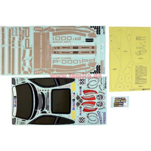 Tamiya #19495537 Sticker Bag for 58407