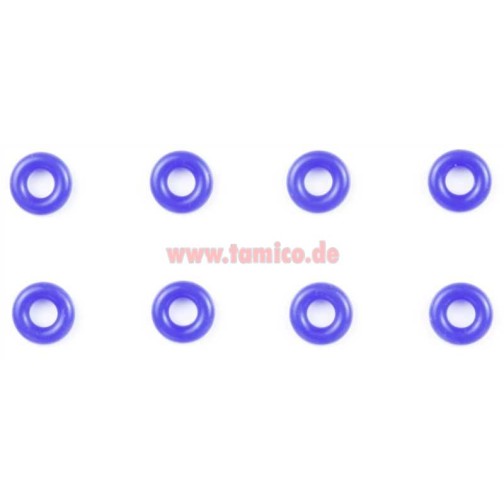 Tamiya O-Ringe für TRF Dämpfer (blau, 8 Stk.) #42137