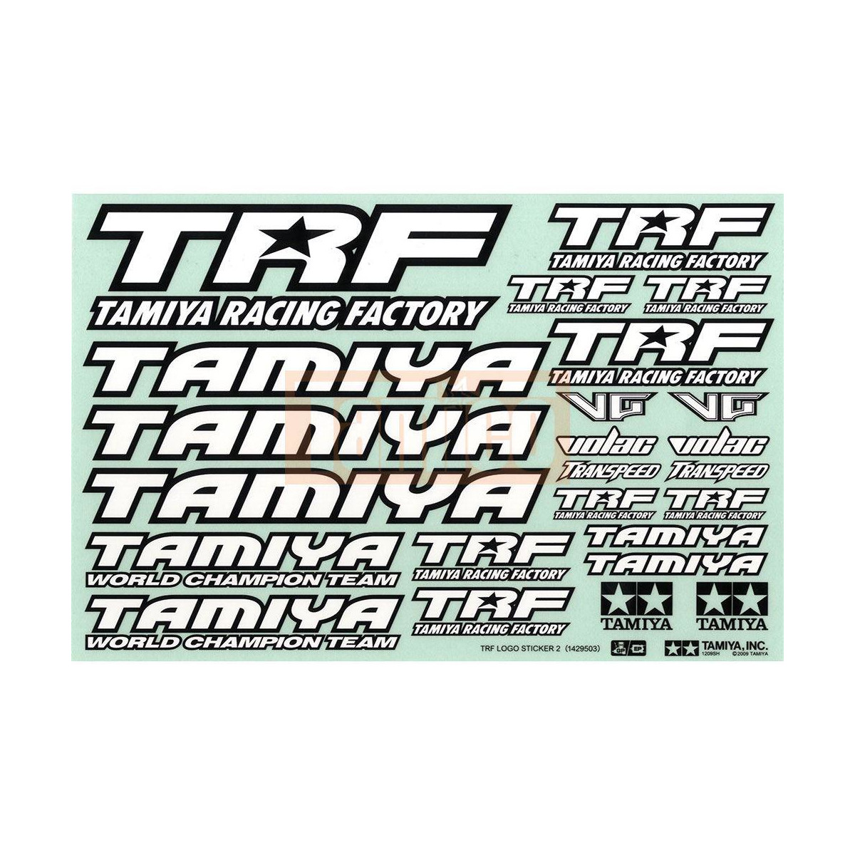 Tamiya #42164 TRF Sticker C