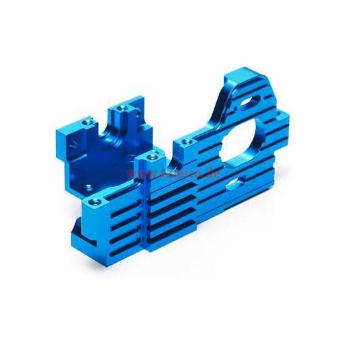 Tamiya Alu Motorhalter / Kühlkörper (blau) DB01 #54079