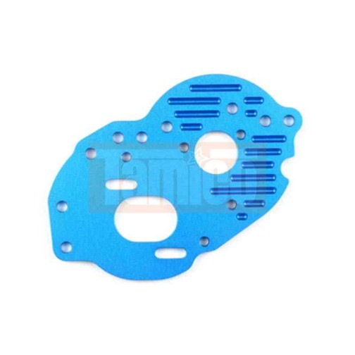 Tamiya Alu Motorhalter / Motorkühlplatte (blau) FF-03 #54223
