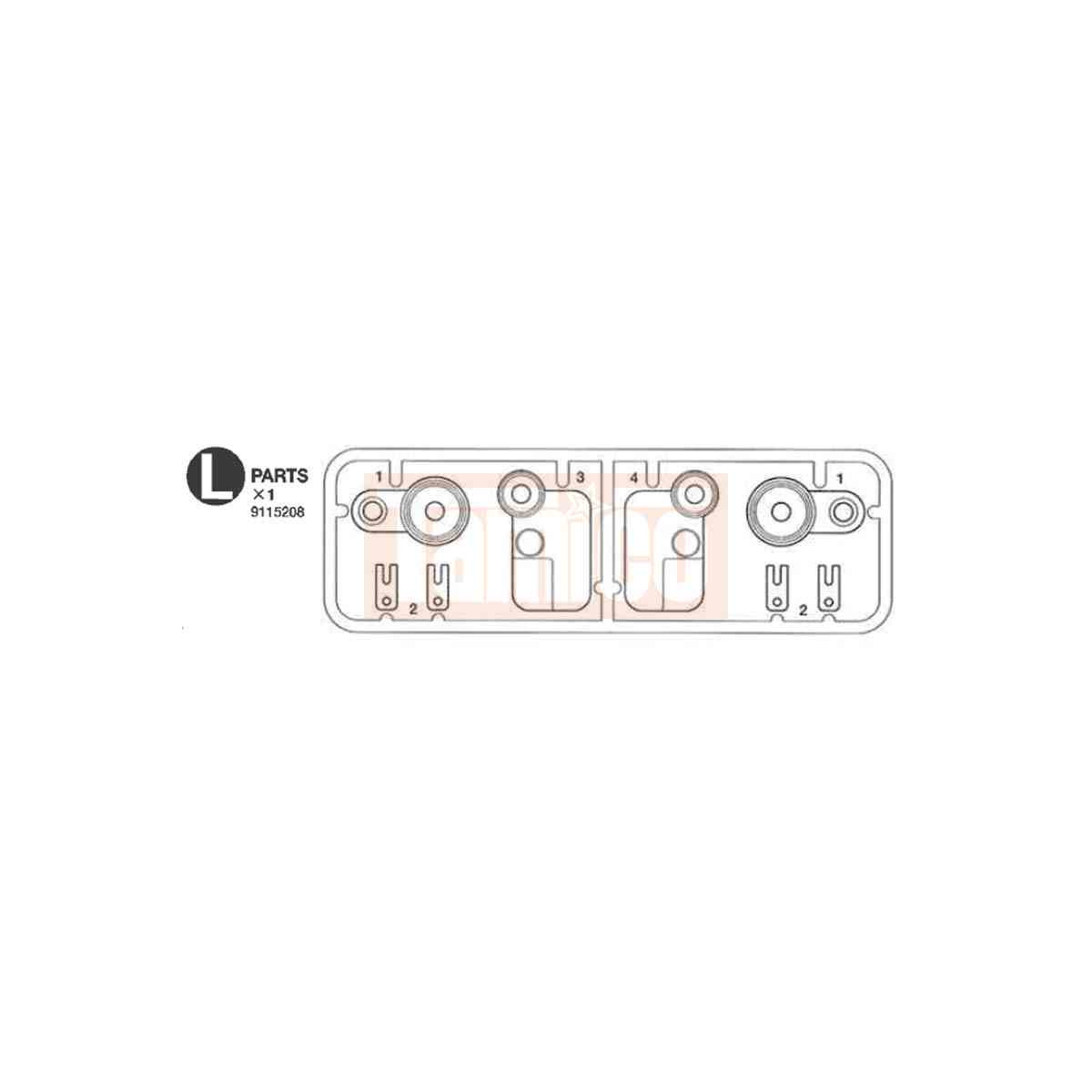 Tamiya #19115208 L Parts for 58405