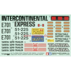 Tamiya #19495240 Sticker & Tape Bag for 56306