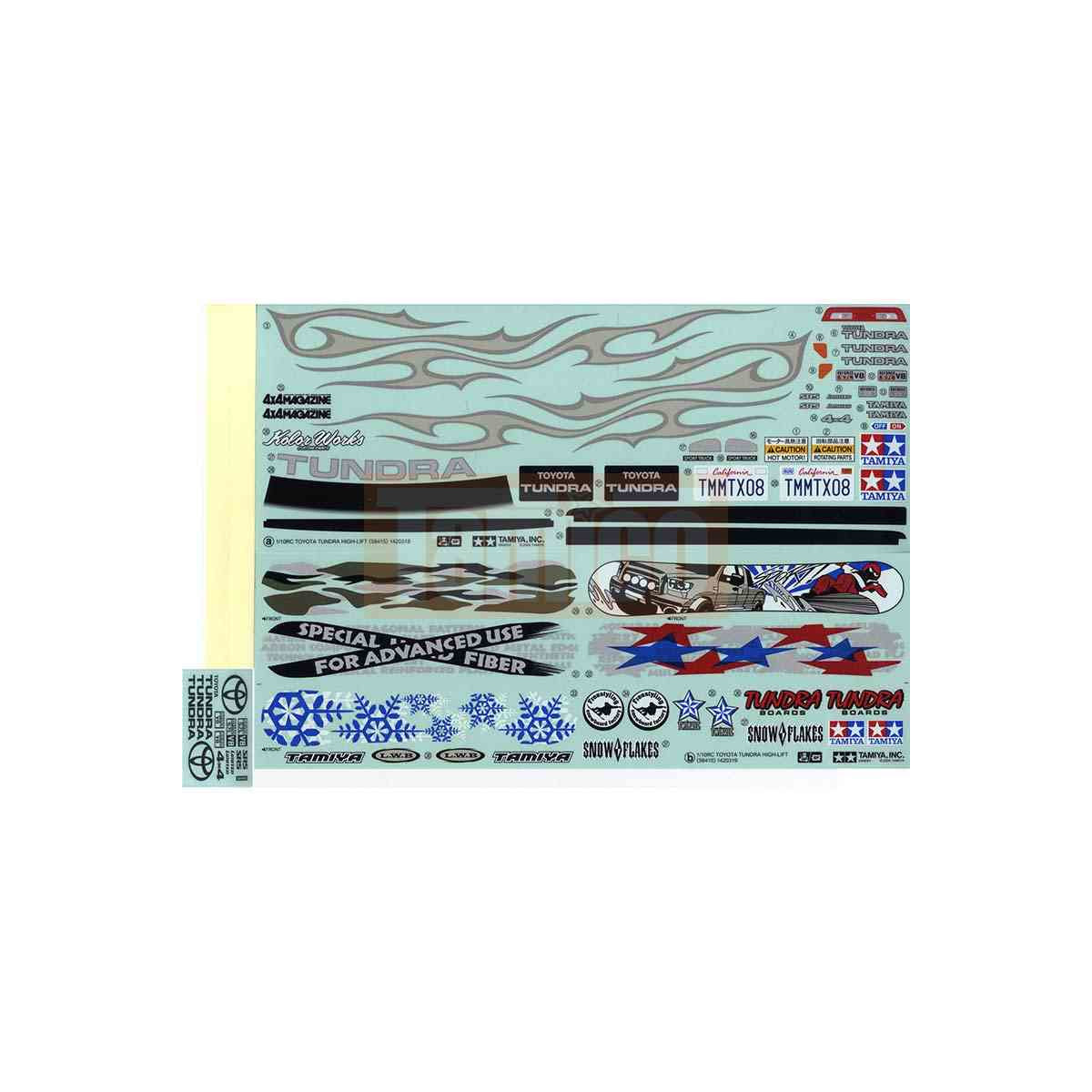 Tamiya #19495558 Sticker Bag for 58415