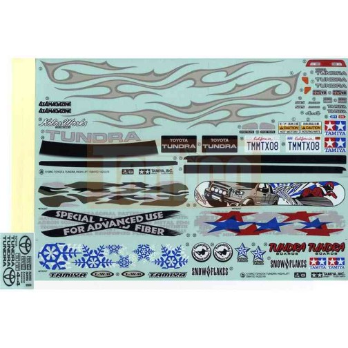Tamiya #19495558 Sticker Bag for 58415