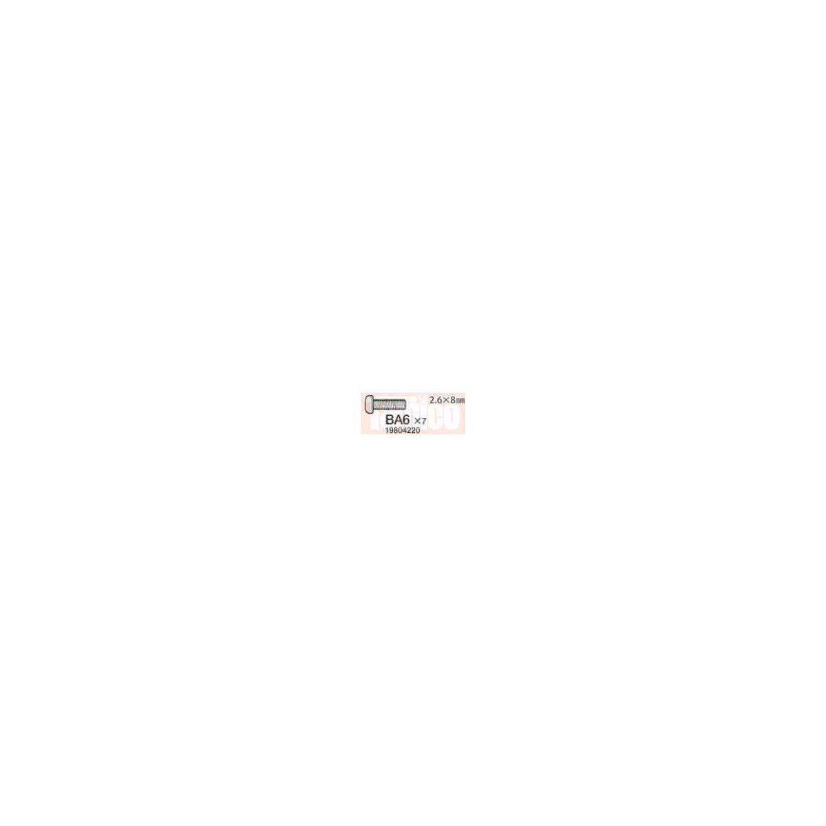 Tamiya Schraube 2.6x8mm (10 Stk.) #9804220