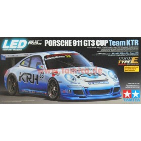 Tamiya Porsche 911 GT3 Cup KTR (TT-01E) Bausatz mit Licht #58422
