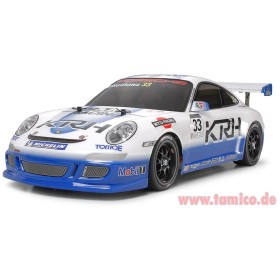 Tamiya Porsche 911 GT3 Cup KTR (TT-01E) Bausatz mit Licht...