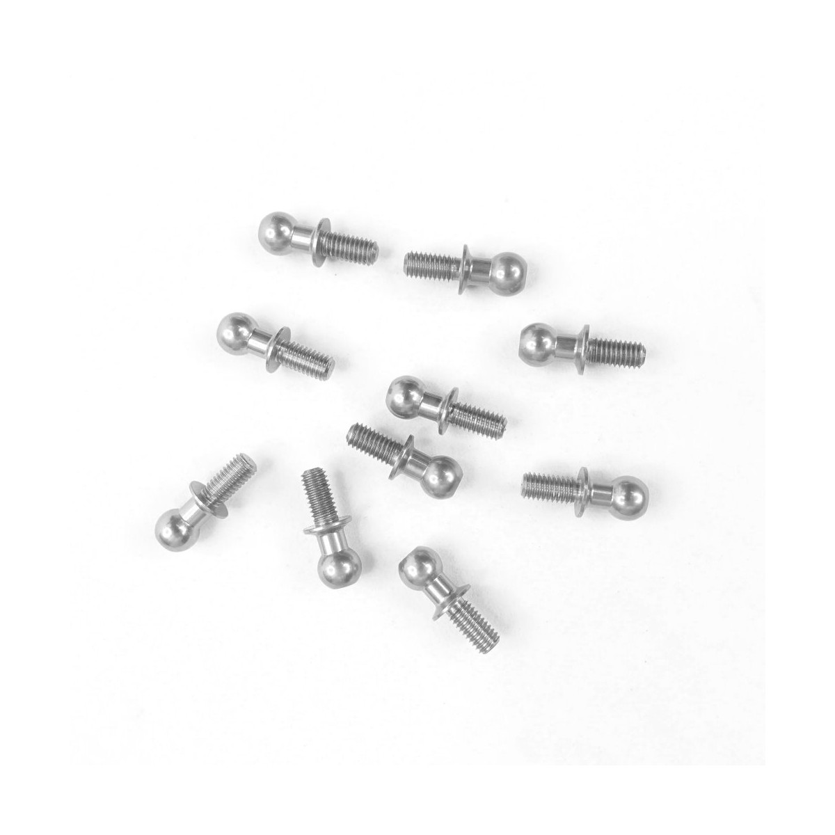 3Racing Alu 4,8MM Ball Stud L=6 (10  Stk.) - Titan