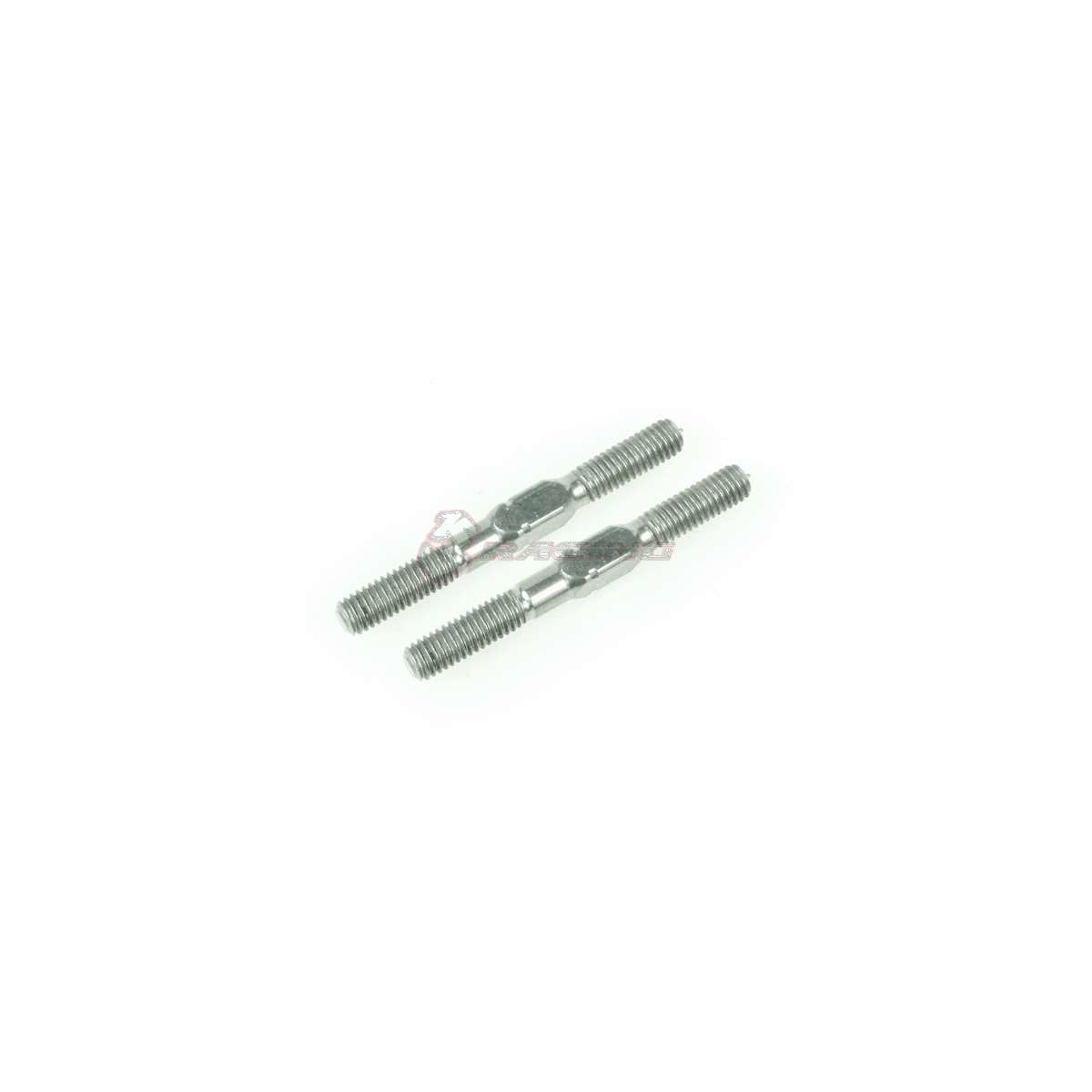 3Racing 64 Titanium 3mm Turnbuckle - 28mm (2 Pcs)