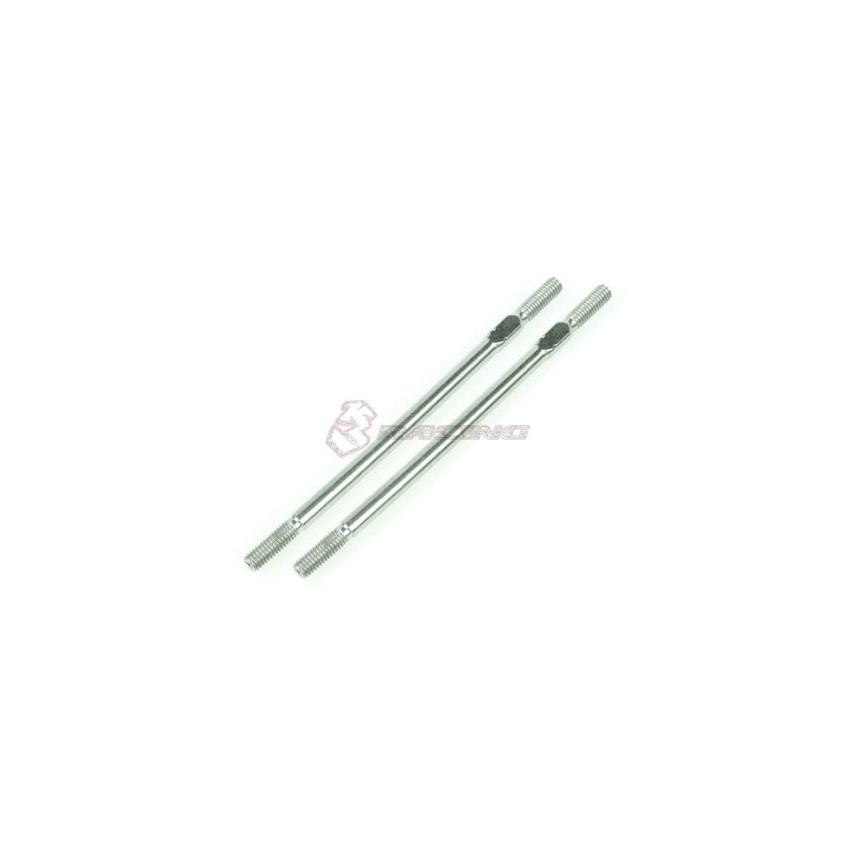 3Racing 64 Titanium 3mm Turnbuckle - 65mm (2 Pcs)