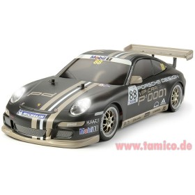 Tamiya Porsche 911 GT3 Cup VIP 2007 (TT-01E) Bausatz mit...