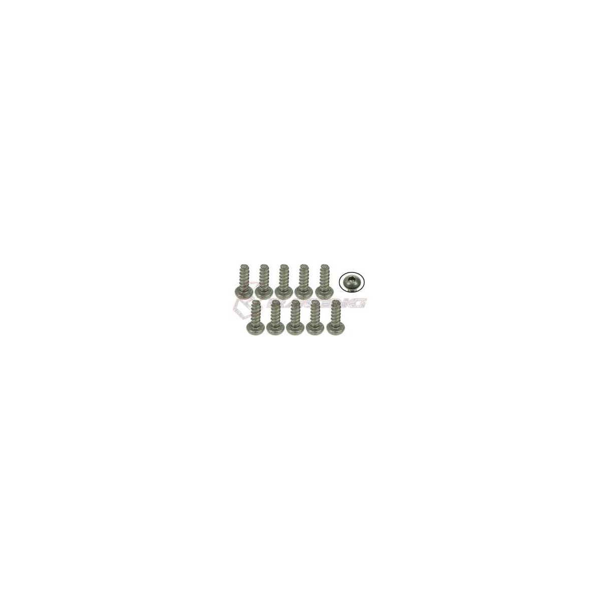 3Racing M2 x 6 Titan Button Head Hex Socket - Self...